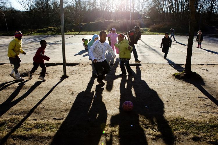 Det var under en skole-hjem-samtale på Abildgårdsskolen i Vollsmose i går, at en 33-årig far gik amok. (Arkivfoto) 