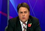 Flere britiske regeringer har begået folkemord mod deres eget folk, lød det fra den stærkt indvandrerkritiske Nick Griffin. 