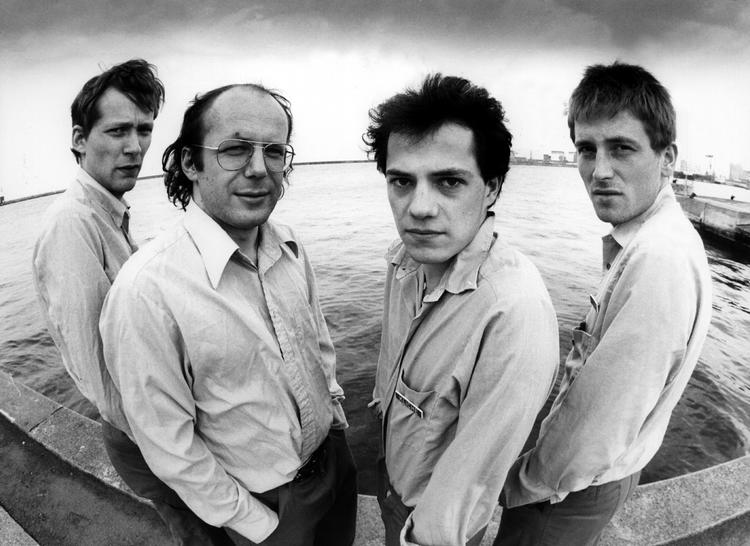 Kliché, som de så ud i 1980. Fra venstre: Jens Valo, Anders Brill, Johnny Voss og Lars Hug. Arkivfoto. 