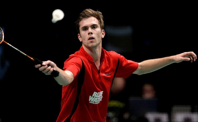 NEDTUR. Semifinalen blev en hård landing for Jan Ø. Jørgensen i Denmark Open. 