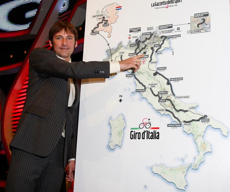 Den forsvarende Giro-mester, Denis Mentjov, er tilfreds med 2010-ruten. 