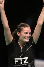 Tilbage. Tine Rasmussen viste stor klasse i finalen mod All England-vinderen Wang Yihan. Arkivfoto. 