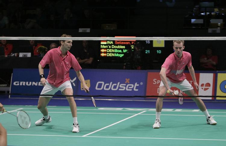 Skuffelse. Mathias Boe og Carsten Mogensen tabte finalen ved Denmark Open efter en hård kamp mod de topseedede malaysiere. 