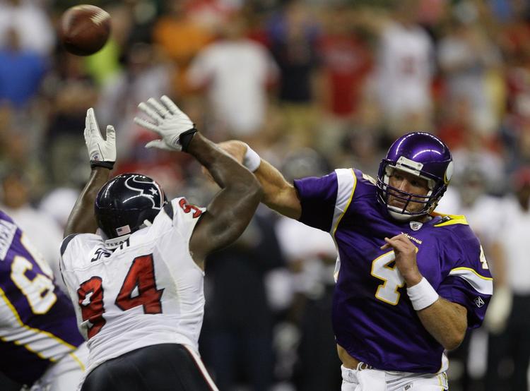Legende. Brett Favre er den spiller, alle gerne vil besejre i NFL. Arkivfoto. 