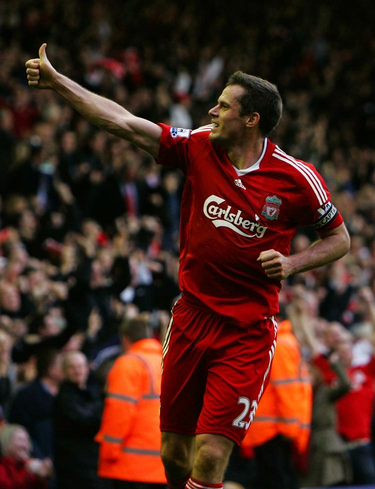 comeback. Jamie Carragher har på det seneste ikke været helt så stabil i Liverpools baglinje, men han er stærk nok til at finde vej tilbage i Englands landsholdstrup. Arkivfoto. 