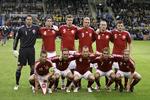 HÆDER. Fire af Danmarks VM-helte kan løbe med titlen som årets spiller: Thomas Sørensen, Simon Kjær, Jakob Poulsen og Nicklas Bendtner. Arkivfoto. 