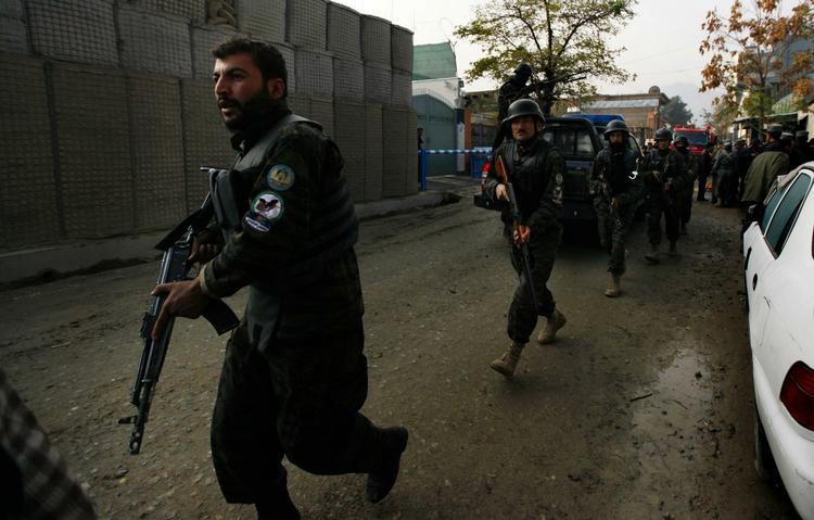 Group of soldiers of Afghan national army 