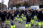 Strejke. Skrald på Frederiksberg og i København forbliver fyldte til randen, mens skraldemænd fra R98 aktionerede mod lukning af firmaet. 