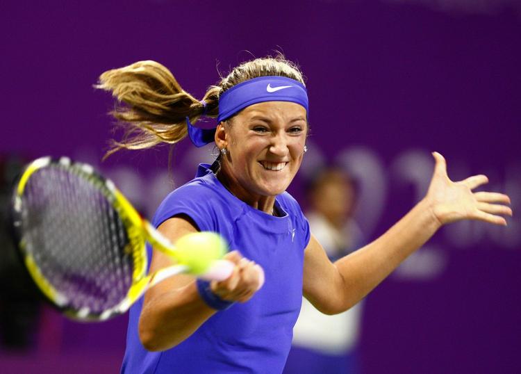 OVERBEVISENDE. Victoria Azarenka kom flyvende fra start med en sikker sejr over Jelena Jankovic. 