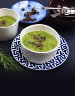 Æblegrøntkålssuppe med øl og rugbrødsknas. Foto: Columbus Leth. 