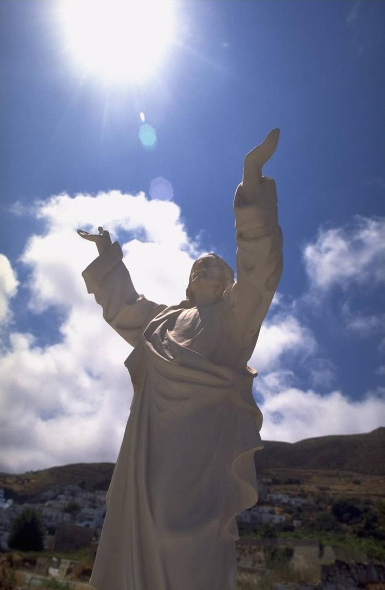 Jesus. Biblen har lært os at bruge løs af naturen. Det kan nu mærkes på klimaet. Arkivfoto. 