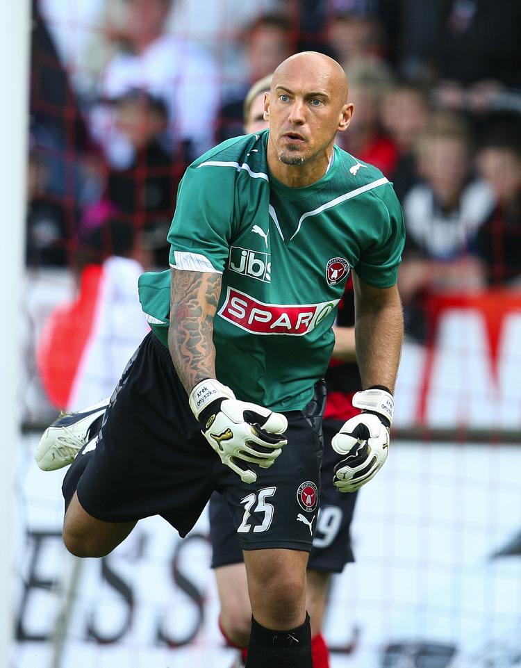 fyret. Arek Onyszko er fortid i dansk fodbold. Arkivfoto. 