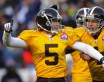 vinderkurs. Matt Prater og Denver-holdet har vundet 6 af 7 kampe i denne sæson. 