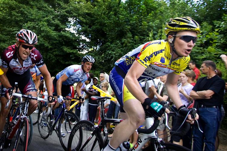 retur. Efter to år hos Team Saxo Bank vender Lasse Bøchmann tilbage til Team Glud &amp; Marstrand, som han her repræsenterede under Post Danmark Rundt i 2005.. Arkivfoto. 