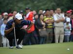 JÆGEREN. Tiger Woods skal på finaledagen hente minimum to slag på den førende Phil Mickelson 