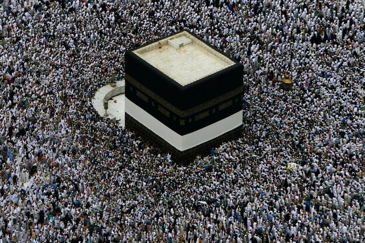 Millioner af muslimske pilgrimme valfarter hvert år til den saudiarabiske by Mekka. 