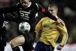 TABER. Martin Bernburg scorede for anden kamp i træk for Brøndby. Desværre for ham tabte hans hold alligevel 4-2 til Esbjerg. 