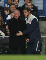 ARRIG. Manchester United blev i dagens kamp mod Chelsea snydt af dommeren for det ene point, mener manager Alex Ferguson. 