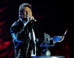 David Hasselhoff ved MTV-festen i sidste uge. Berlinerne mener i nedenstående mini-enquete, at hans betydning for murens fald er en anelse overvurderet. 