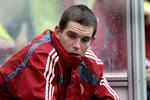 Skadet. Der bliver ingen landskmape for Daniel Agger, der igen har fået problemer med ryggen. 