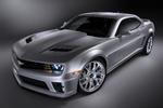 Tv-stjernen Jay Leno har fået sin egen helt specielle Chevrolet Camaro. Den kan for tiden ses på SEMA-bilmessen i Las Vegas.  Foto: GM 