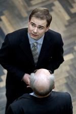 Nicolai Wammen fotograferet under den sidste valgkamp, hvor han proklamerede: »Århus skal have 20.000 nye boliger de kommende år«. (Arkivfoto) 