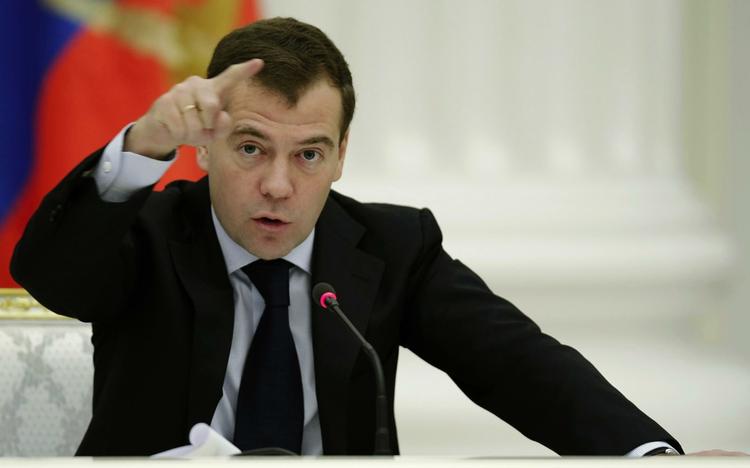 Den russiske præsident Dmitrij Medvedev vil sætte gang i Rusland. 
