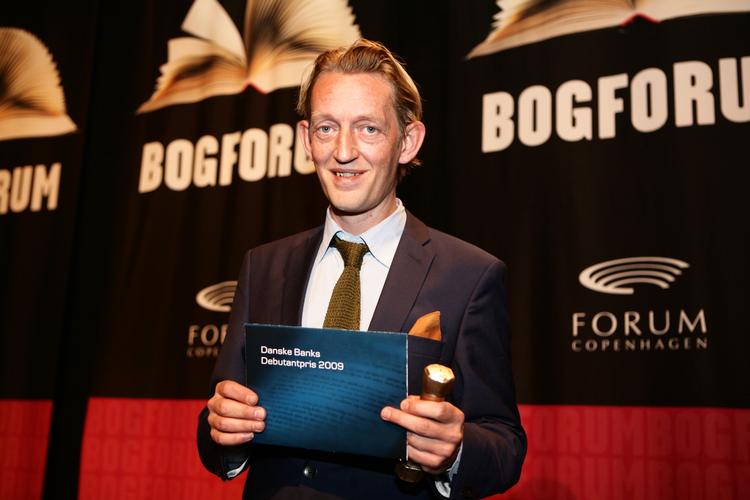 Årets vinder af Danske Banks debutantprisen, Martin Kongstad. 