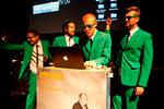 Ildåb. Mr. Green var blandt aftenens YouTube-Battle-deltagere, der konkurrerede om publikums gunst i Pumpehuset. 