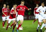 Comeback. Thomas Kahlenberg spillede 63 minutter i sit comeback og havde en god mulighed efter pausen. 