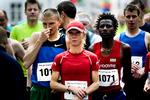 Anne-Mette Aagaard, der har vundet Copenhagen Marathon flere gange, klar til start. 