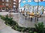 Den første af i alt 14 lommeparker ligger ud til Jagtvej på Nørrebro. 