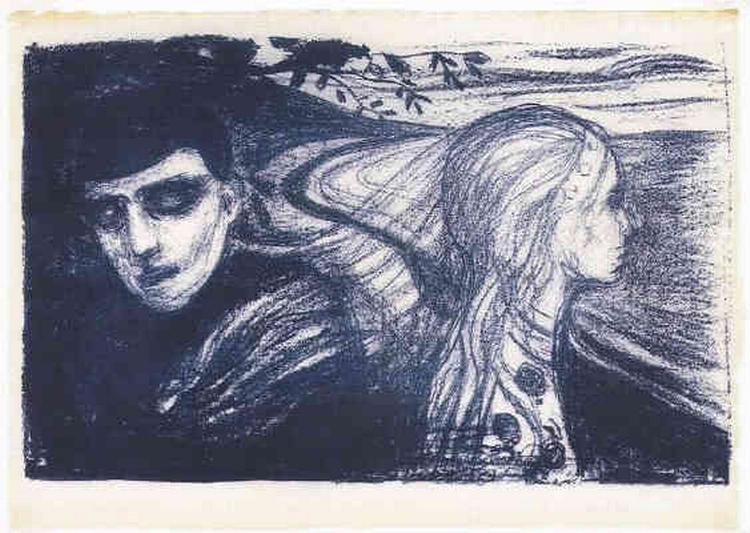 Edvard Munchs 'Løsrivelsen II'. 