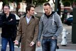 opladning. Mikkel Kessler og Kalle Sauerland går tur med Pressen i San Francisco, fire dage inden danskeren skal i ilden i Super Six-kampen mod Ward i Oakland. 