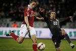 sejr. Jesper Grønkjær var tilbage i den danske startopstilling mod USA. 