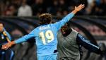 jubel. Olympique Marseille's Gabriel Heinze fejrer en sjælden scoring. Se om argentineren igen score, når Paris Saint-Germain kommer på besøg hos Marseille. 