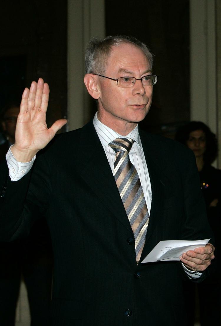 Frontfigur. Belgiske Herman Van Rompuy skal styre EU. 