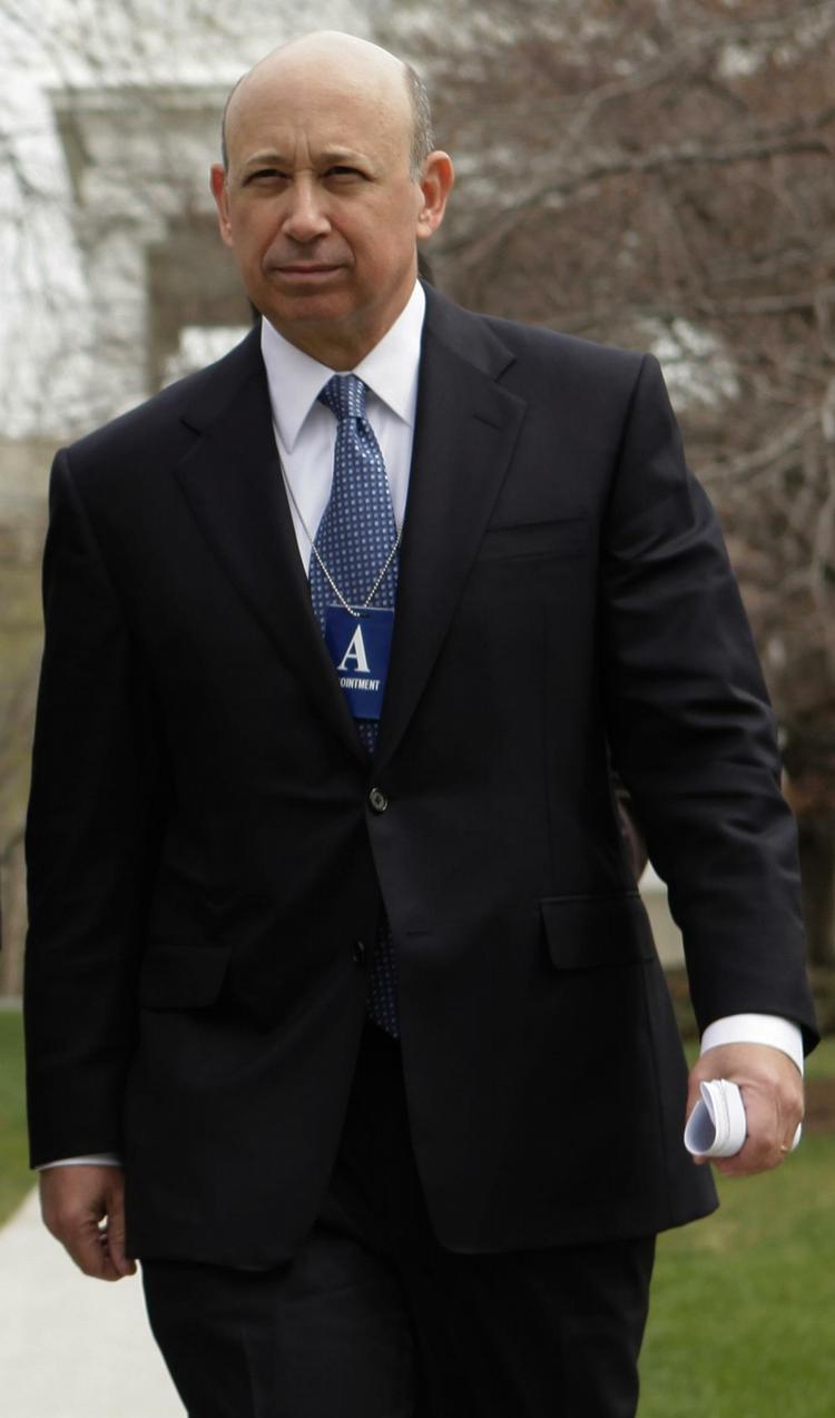 Gulddreng. Topchefen for Goldman Sachs, Lloyd Blankfein, tjener 4,5 millioner kroner - om ugen. (Arkivfoto) 