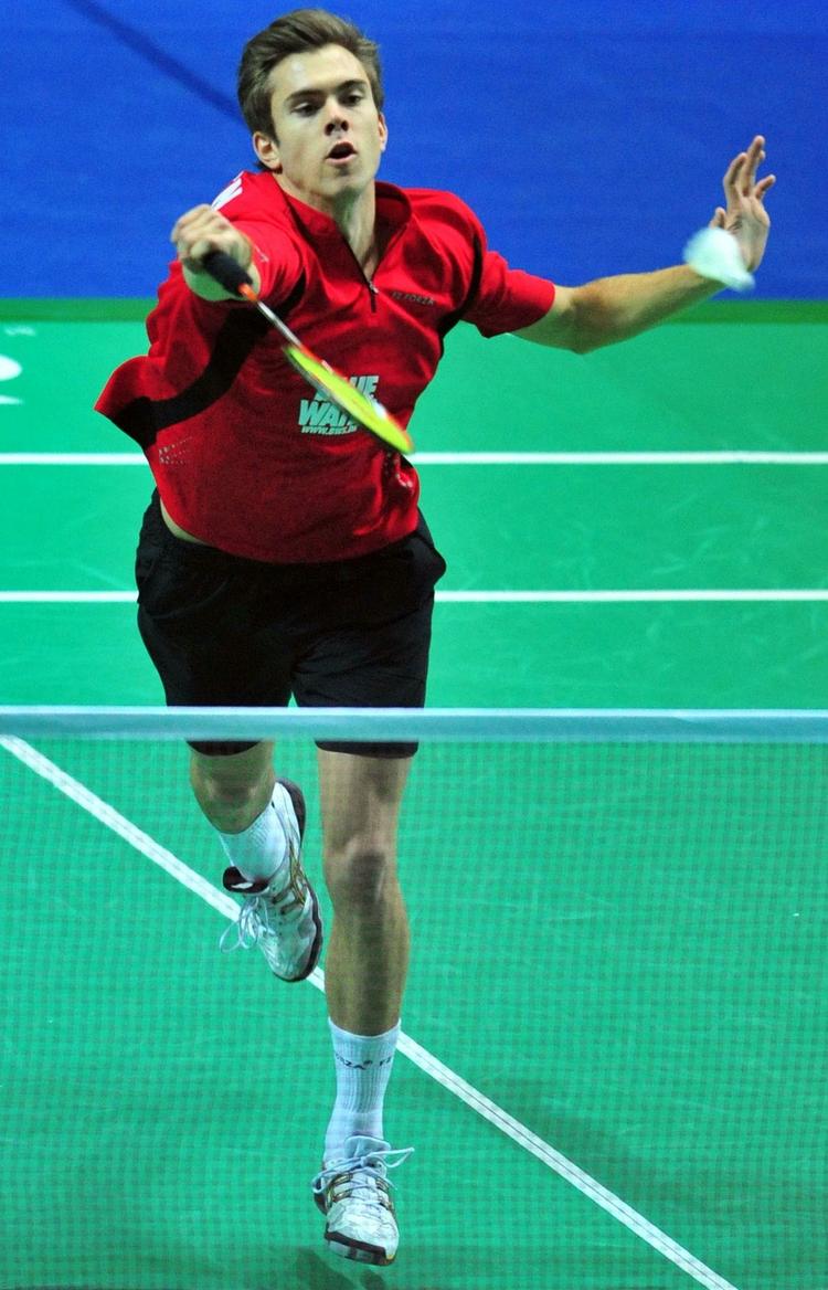Debutant. Jan Ø. Jørgensen havde aldrig prøvet at stå i en Super Serie-finale, før han mødte kineseren Lin Dan. 