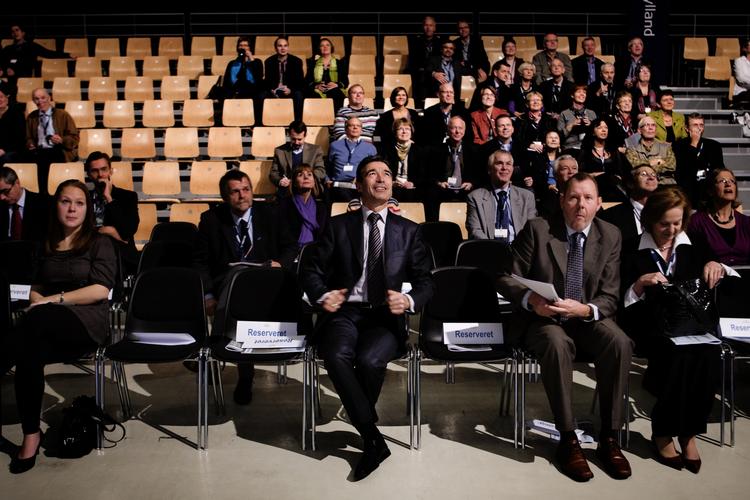 Venstre-mand. Anders Fogh Rasmussen deltog på Venstres landsmøde i Odense. 