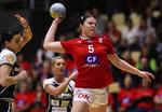 Topscorer. Venstrefløjen Mie Augustesen blev med seks mål bedste skytte hos Danmark. 