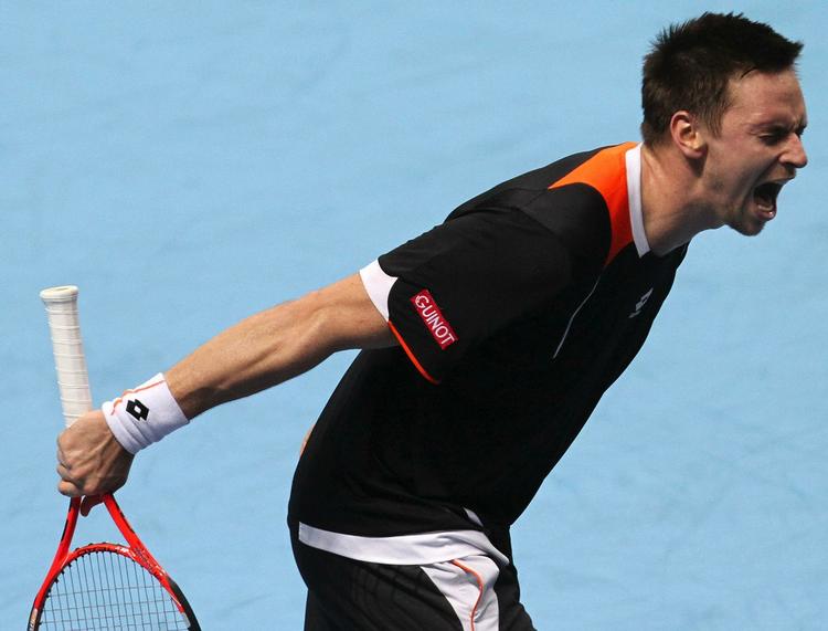 Svenske Robin Söderling var mægtig godt tilfreds med sin sejr over Nadal i ATP's sæsonfinale. 