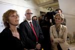 Skifte. Connie Hedegaard (K) og Lykke Friis (V) roste hinanden og glæder sig til samarbejde om klima, selvom det ikke er officielt hvilken kommissærpost, Hedegaard skal bestride. 