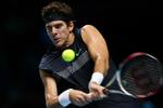 Titelkurs? Juan Martin del Potro møder i sidste indledende kamp i London Roger Federer, som han slog i US Open-finalen for et par måneder siden. 