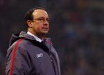 SIKKER. Liverpools træner Rafael Benitez behøver ikke frygte for sit job, selvom hans mandskab i går røg ud af Champions League. 