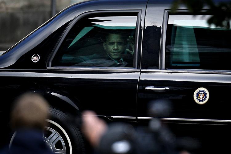 VISIT. USA's præsident Obama under besøget i København for to måneder siden. Arkivfoto. 