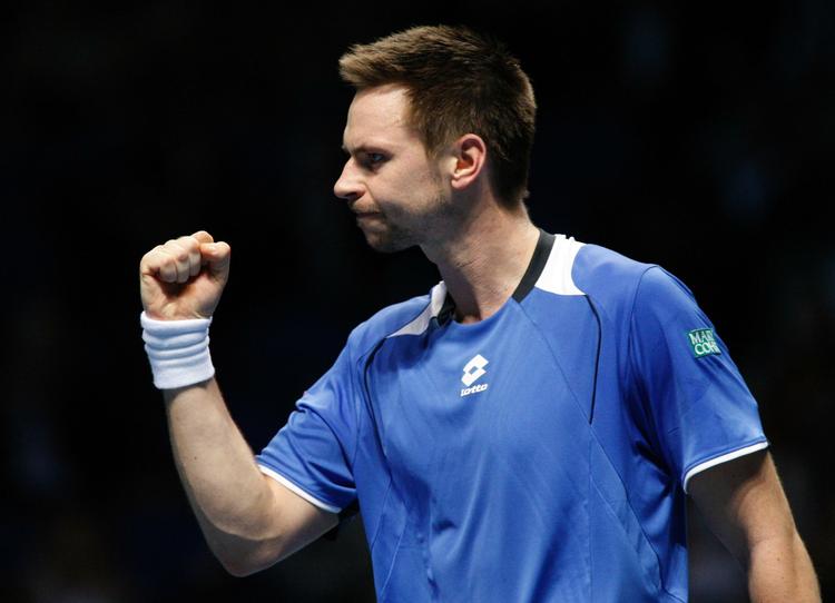 Sådan. Robin Söderling knuste Novak Djokovic i andet sæt. 