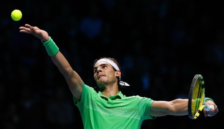 juleferie. Rafael Nadal formåede ikke at gå videre fra gruppespillet i sæsonfinalen i tennis. 