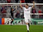 Lettelse. Bayerns Bastian Schweinsteiger jubler efter 1-0-sejren over Haifa. 