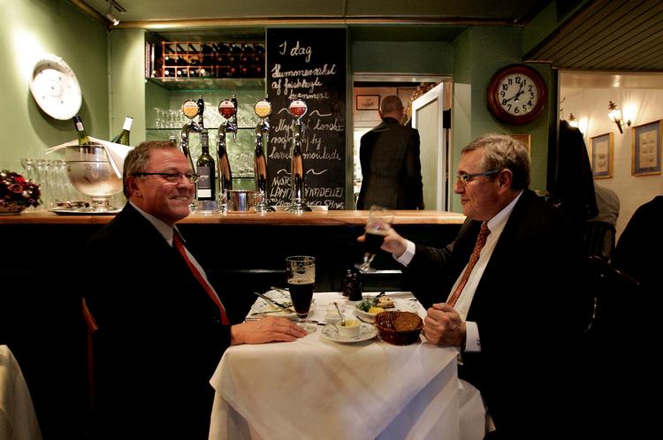 Sankt Annæ har som de fleste  frokostrestauranter i København et nostalgisk anstrøg. Foto: Finn Frandsen 